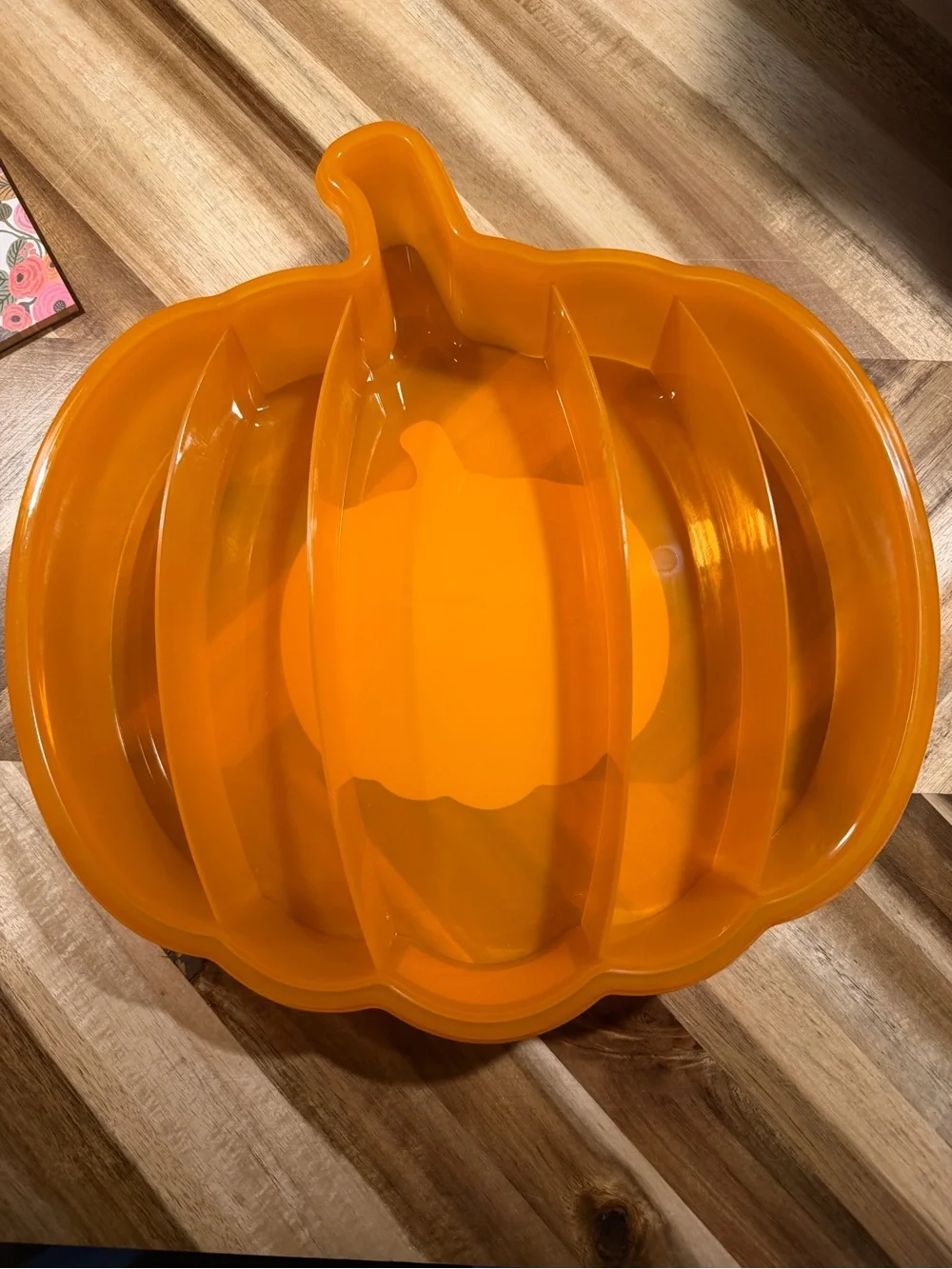 Orange Pumpkin Jack-O'-Lantern snackle box by the CWC